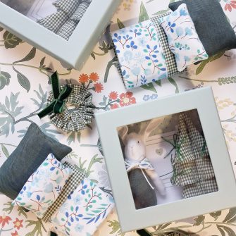 karácsonyi nyuszis szett