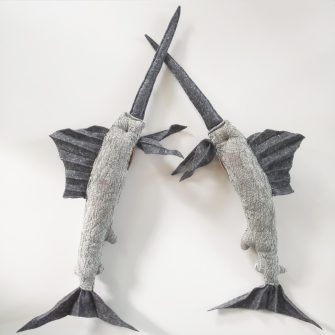 kardhalak - kardhal formájú textil kardok