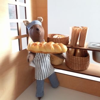 Öltöztethető textil állatfigurák, játékbabák