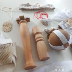   szív királyság  - dráma-, szerepjáték készlet, damaszt zsákban, fehér - bézs 