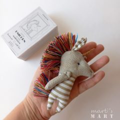 Unikornis - textiljáték gyufásdobozban, marokjáték