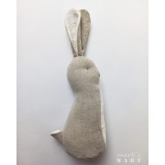   nyuszi - nagy - húsvéti textilfigura, játék - ajándék, drapp
